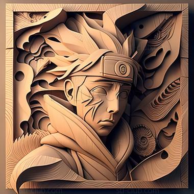 3D model Naruto Masashi Kishimoto (STL)